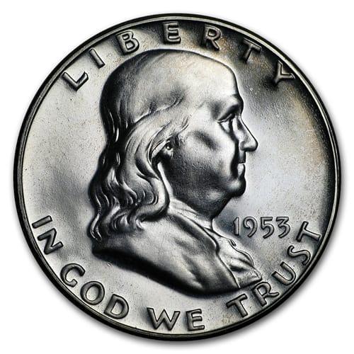 1953 S [PROOF] Coins Franklin Half Dollar