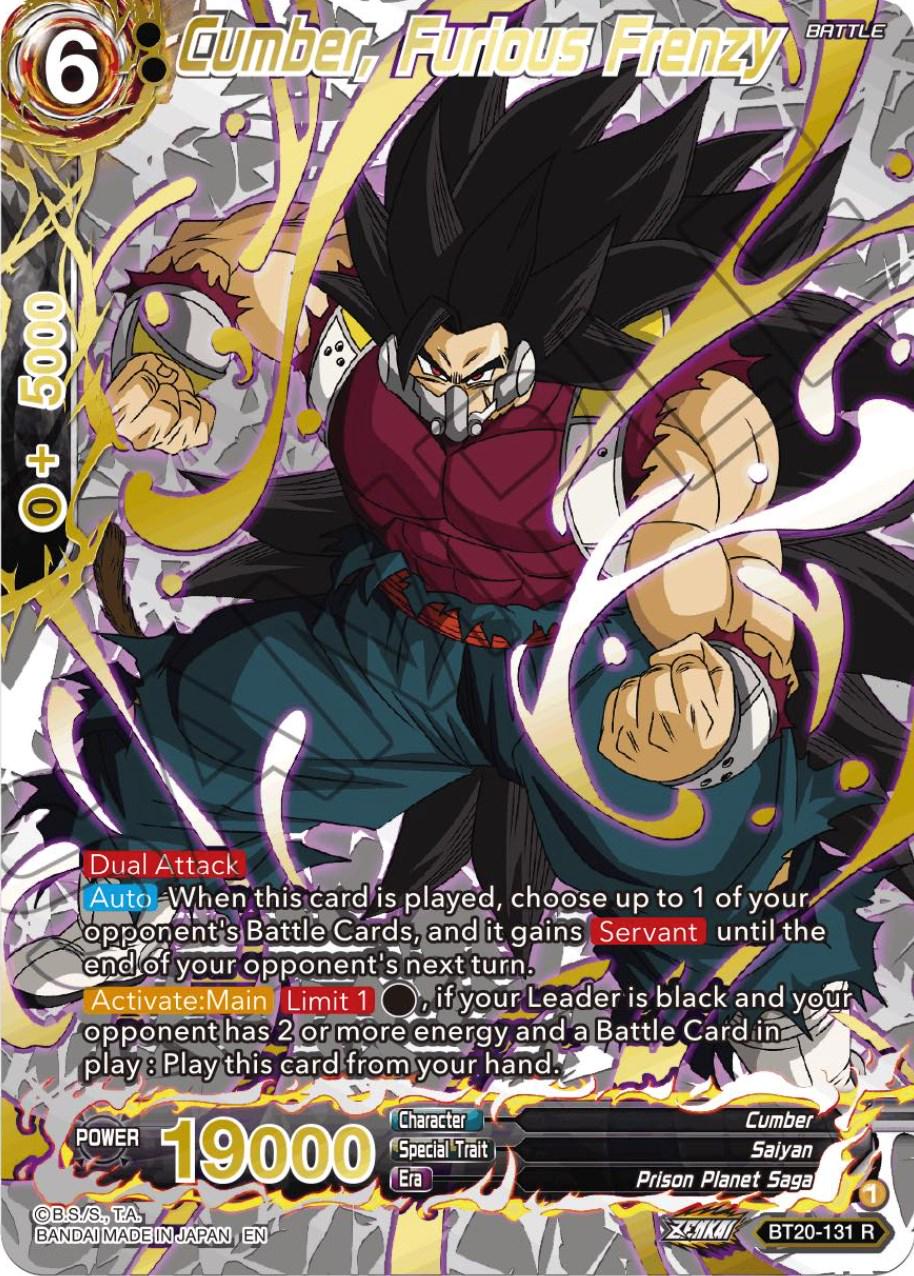 Cumber, Furious Frenzy [Gold Stamped Foil] BT20-131 Dragon Ball Super Power Absorbed