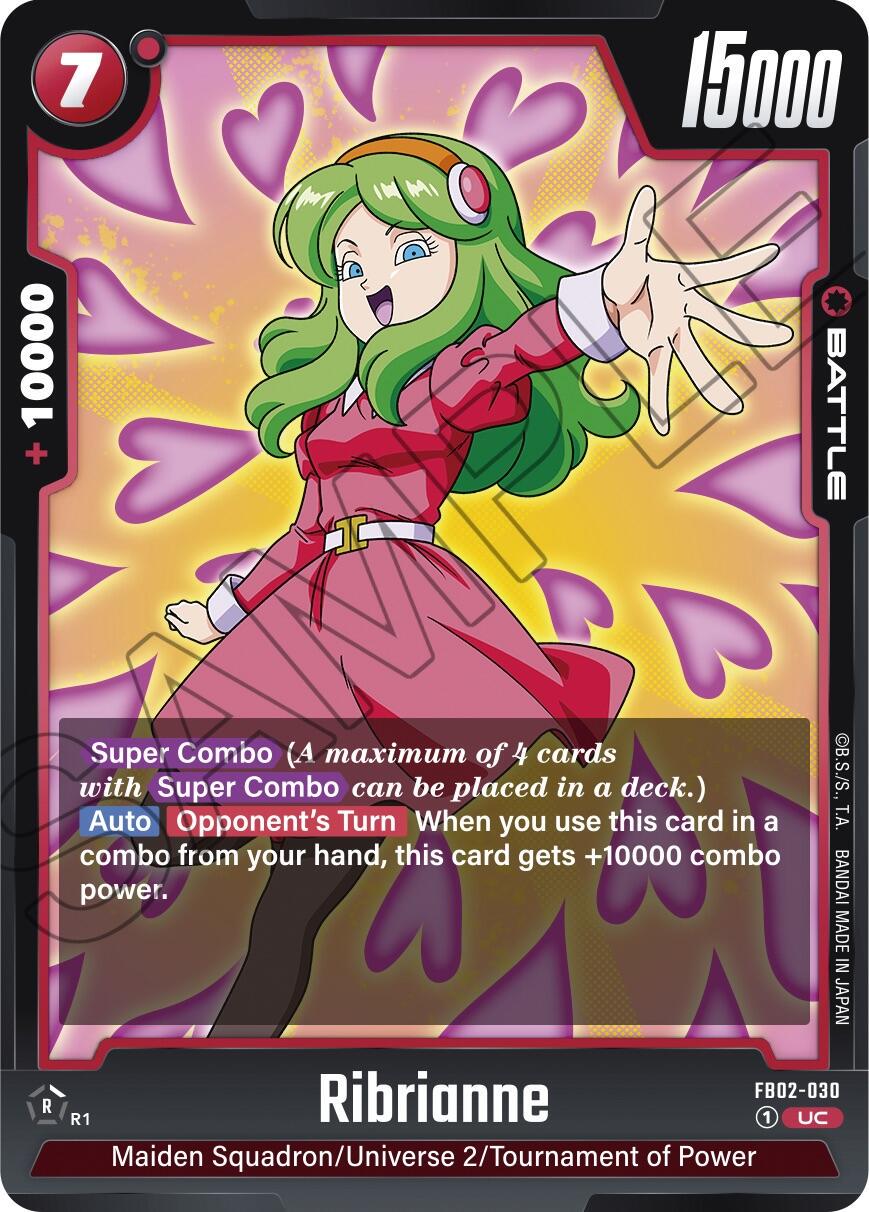 Ribrianne FB02-030 Dragon Ball Fusion World Blazing Aura