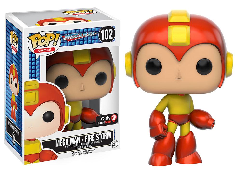 Mega Man [Fire Storm] #102 Funko POP Games