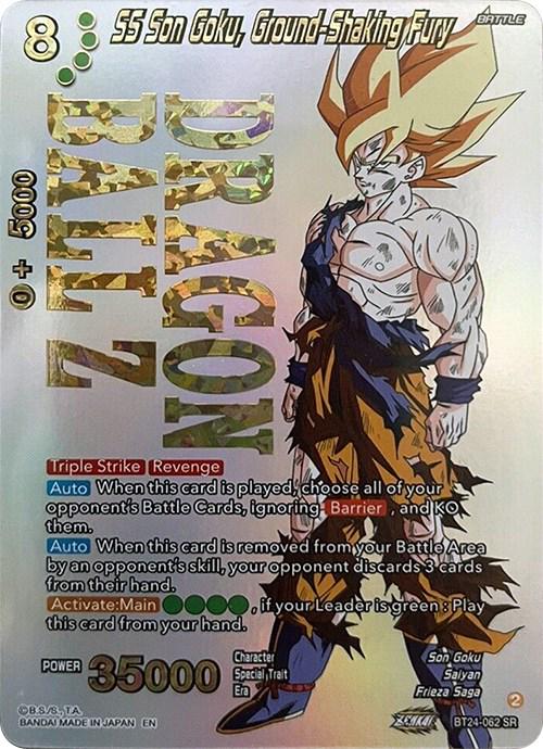 SS Son Goku, Ground-Shaking Fury [Holo Foil] BT24-062 Dragon Ball Super Beyond Generations