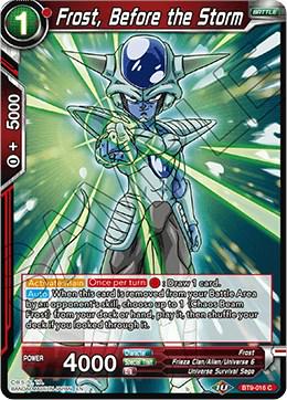 Frost, Before the Storm BT9-016 Dragon Ball Super Universal Onslaught