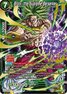 Broly, the Supreme Berserker BT6-074 Dragon Ball Super Destroyer Kings