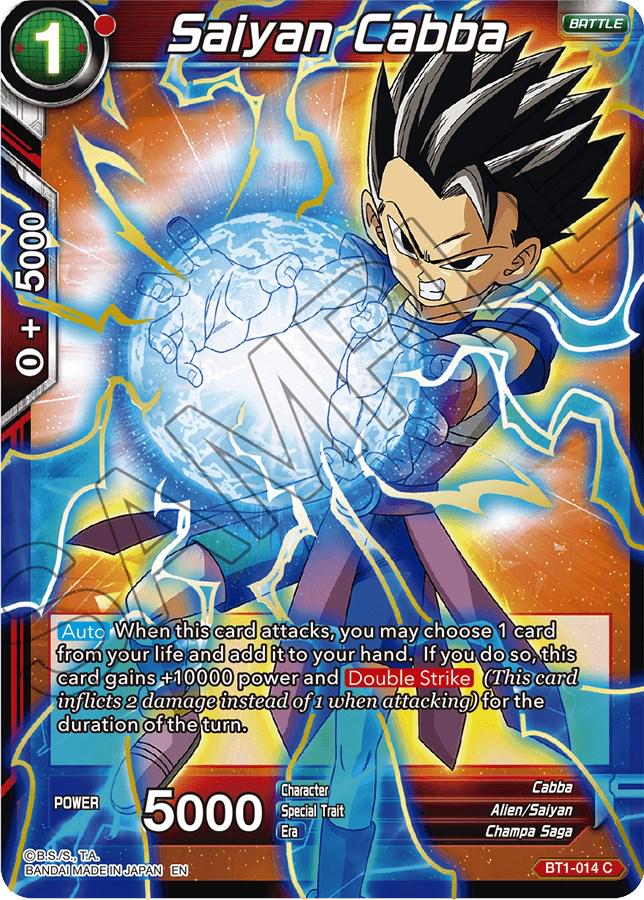 Saiyan Cabba [Alternate Art] BT1-014 Dragon Ball Super Expansion Set: Special Anniversary Box