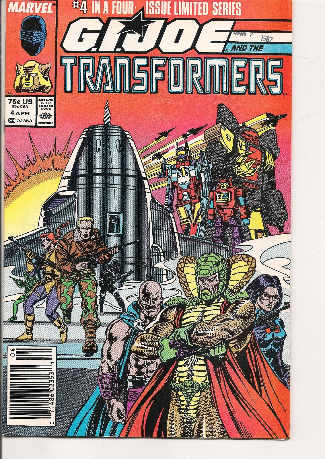 G.I. Joe And The Transformers [Newsstand] #4 (1986) Comic Books G.I. Joe and the Transformers