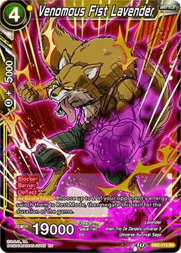 Venomous Fist Lavender DB2-113 Dragon Ball Super Divine Multiverse