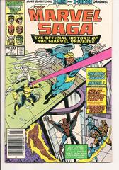 The Marvel Saga the Official History of the Marvel Universe [Newsstand] #8 (1986) Comic Books The Marvel Saga the Official History of the Marvel Universe Prices