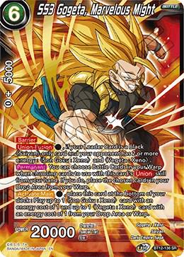 SS3 Gogeta, Marvelous Might BT12-136 Dragon Ball Super Vicious Rejuvenation