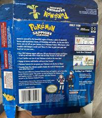 Box-Rear | Pokemon Sapphire GameBoy Advance