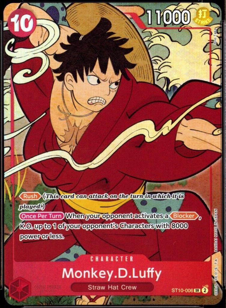 Monkey.D.Luffy [Anniversary] ST10-006 One Piece Ultra Deck: The Three Captains