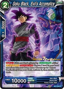 Goku Black, Evil's Accomplice BT7-044_PR Dragon Ball Super Series 7 Pre-Release Promos