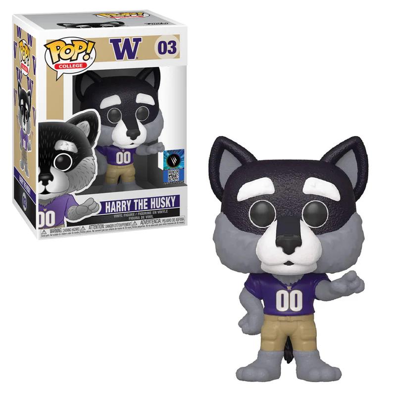 Harry the Husky [Flocked] #3 Funko POP College