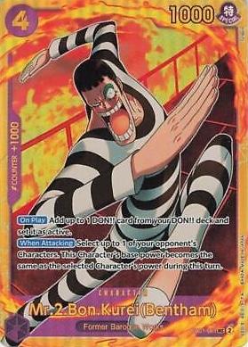 Mr.2.Bon.Kurei[Bentham] EB01-061 One Piece Extra Booster Memorial Collection