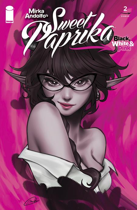 Mirka Andolfo's Sweet Paprika: Black, White, & Pink [Okazaki] #2 (2024) Comic Books Mirka Andolfo's Sweet Paprika: Black, White, & Pink