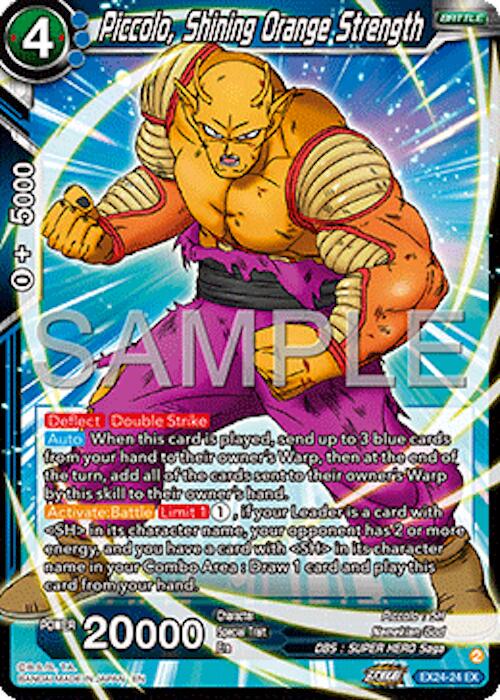 Piccolo, Shining Orange Strength [Foil] EX24-24 Dragon Ball Super Premium Anniversary Box 2024