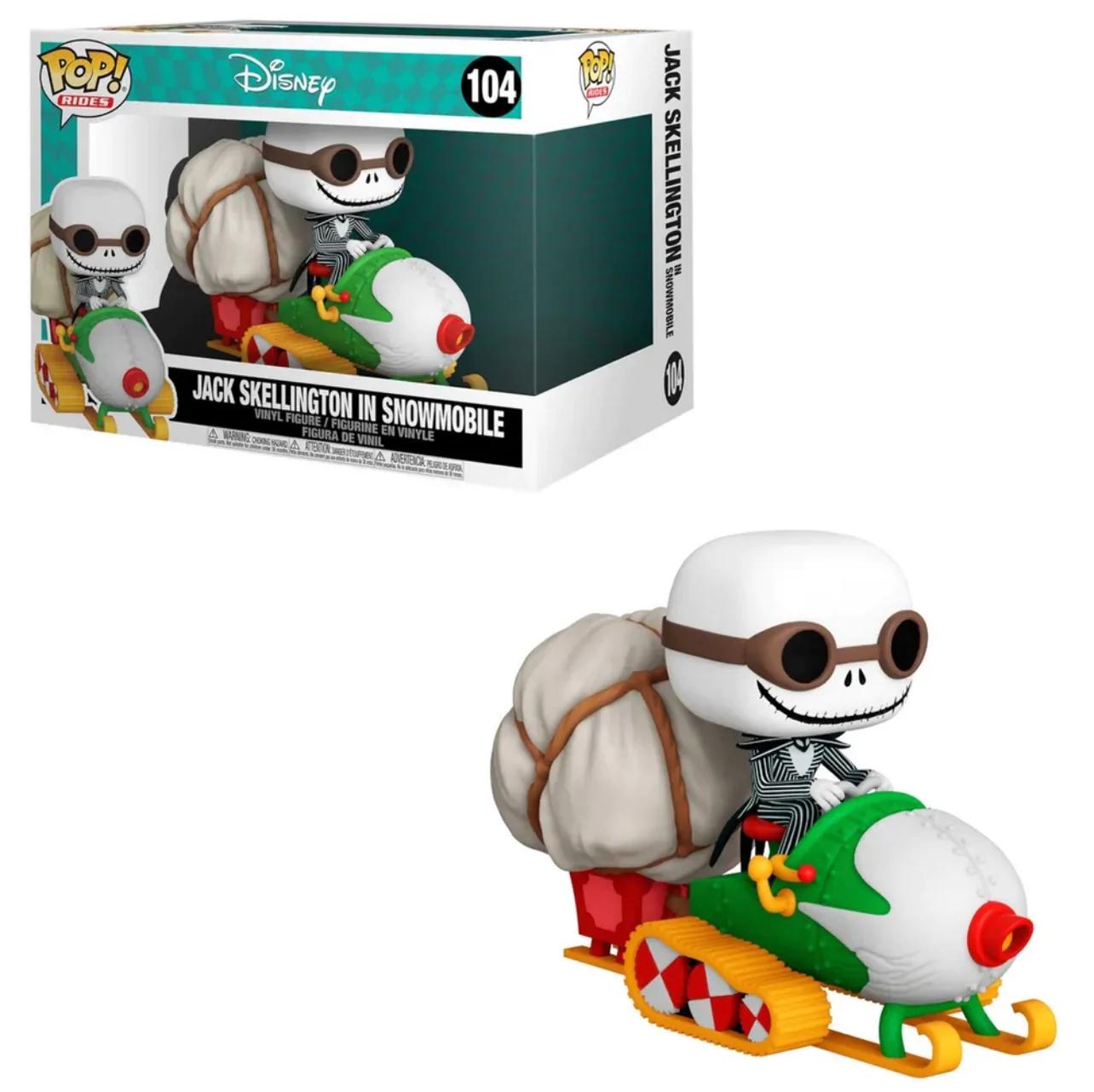 Jack Skellington In Snowmobile #104 Funko POP Rides