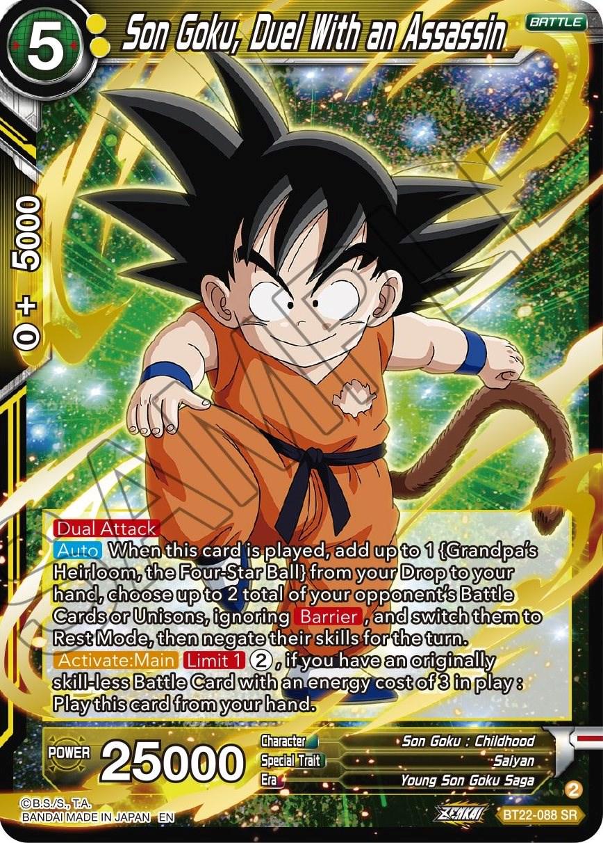 Son Goku, Duel With an Assassin BT22-088 Dragon Ball Super Critical Blow