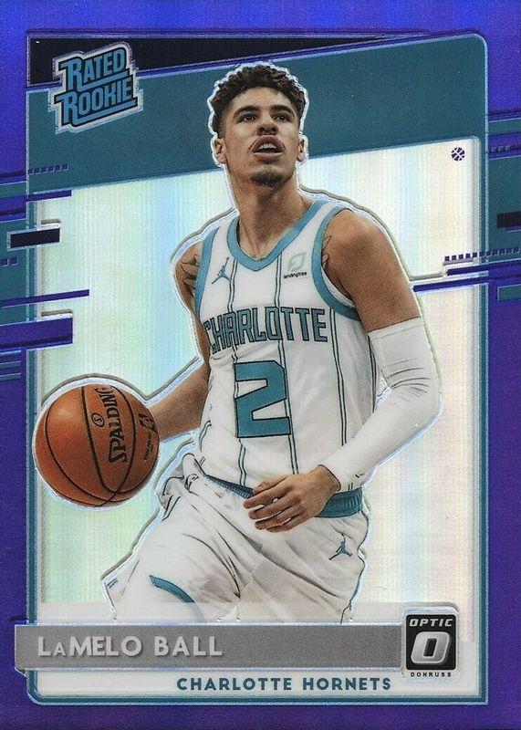 2020-21 Panini Donruss Optic Lamelo Ball RC Rated Rookie Hyper Pink Prizm #153 hotsell