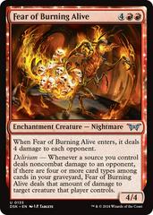 Fear of Burning Alive [Foil] #135 Magic Duskmourn: House of Horror Prices