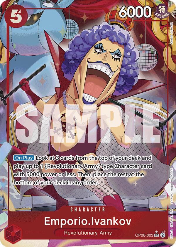 Emporio.Ivankov [Full Art PRB-01] OP06-003 One Piece Wings of the Captain