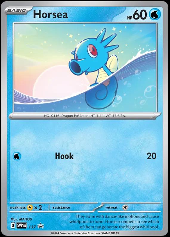 Horsea #137 Pokemon Promo