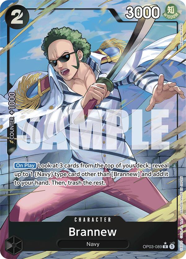 Brannew [Alternate Art Foil] OP03-089 One Piece Premium Booster