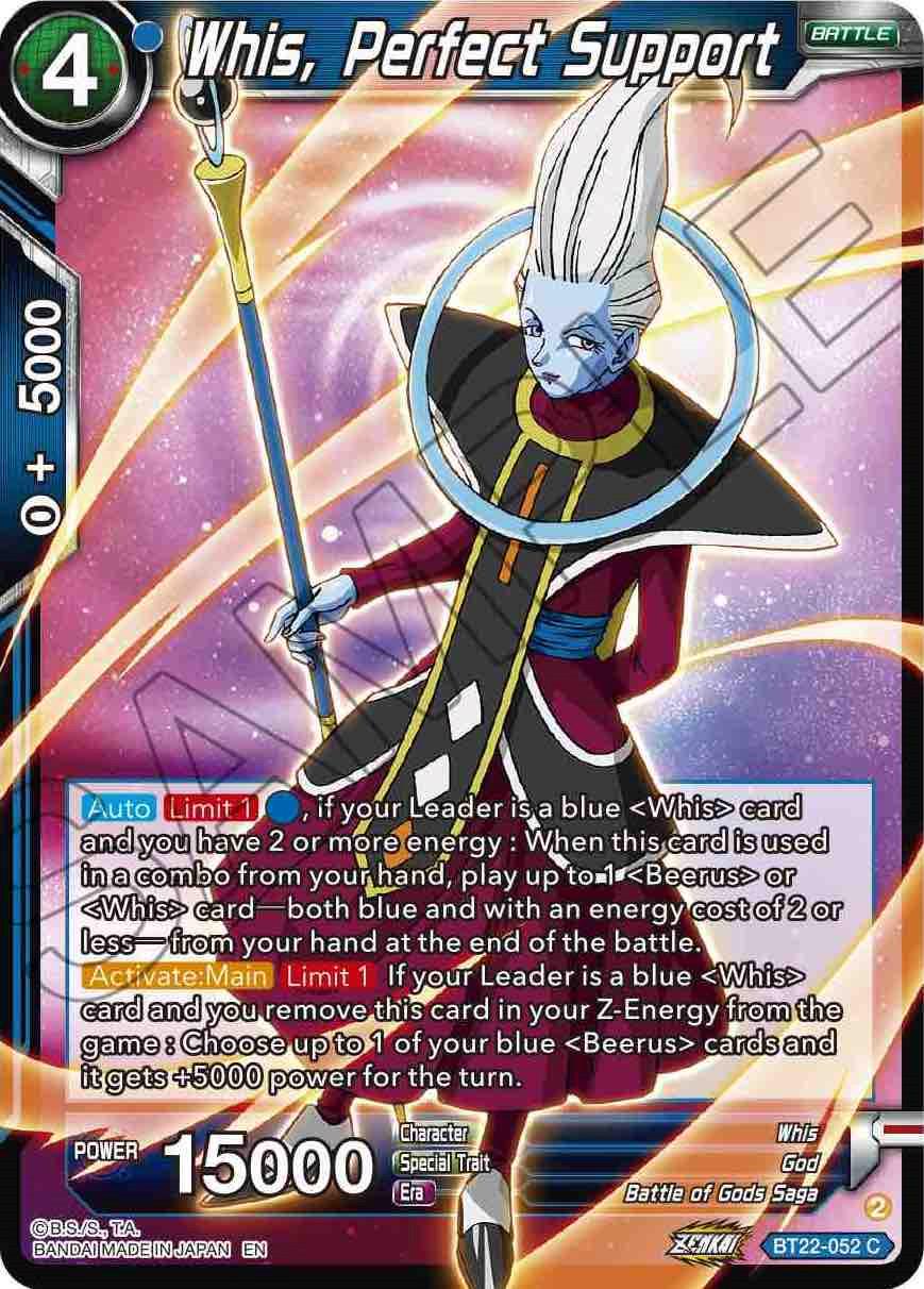 Whis, Perfect Support BT22-052 Dragon Ball Super Critical Blow