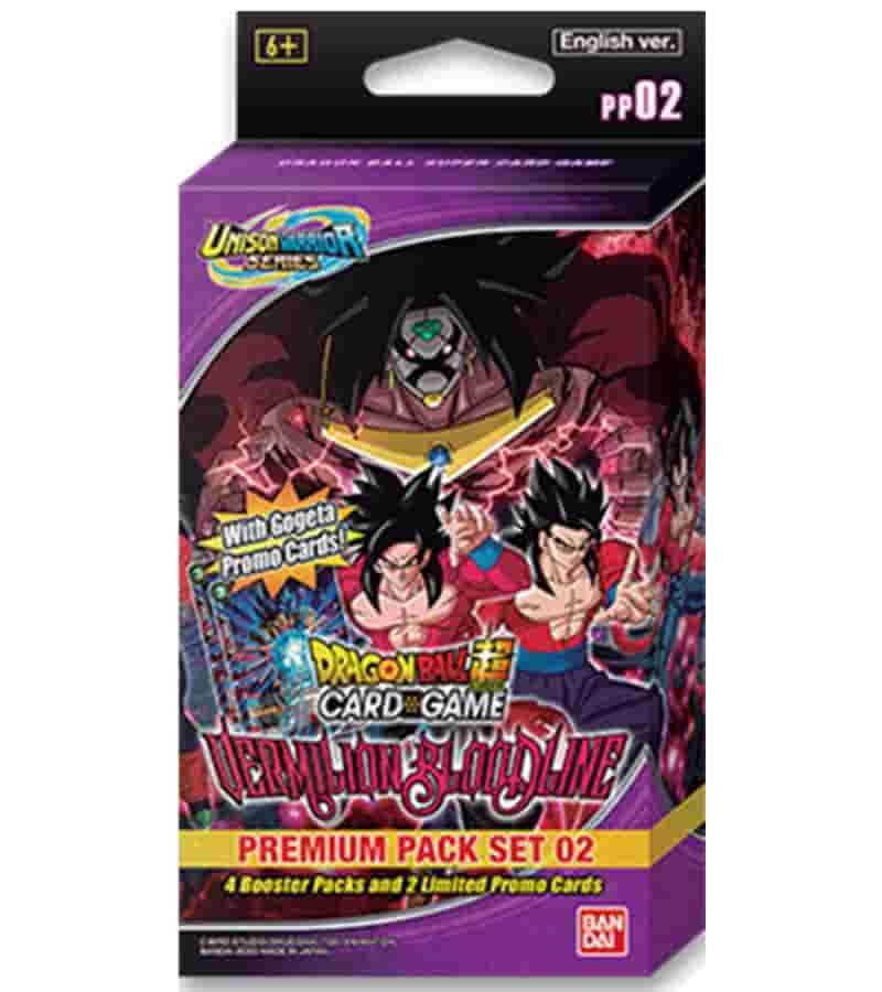 Vermilion Bloodline Premium Pack Set 02  Dragon Ball Super Vermilion Bloodline