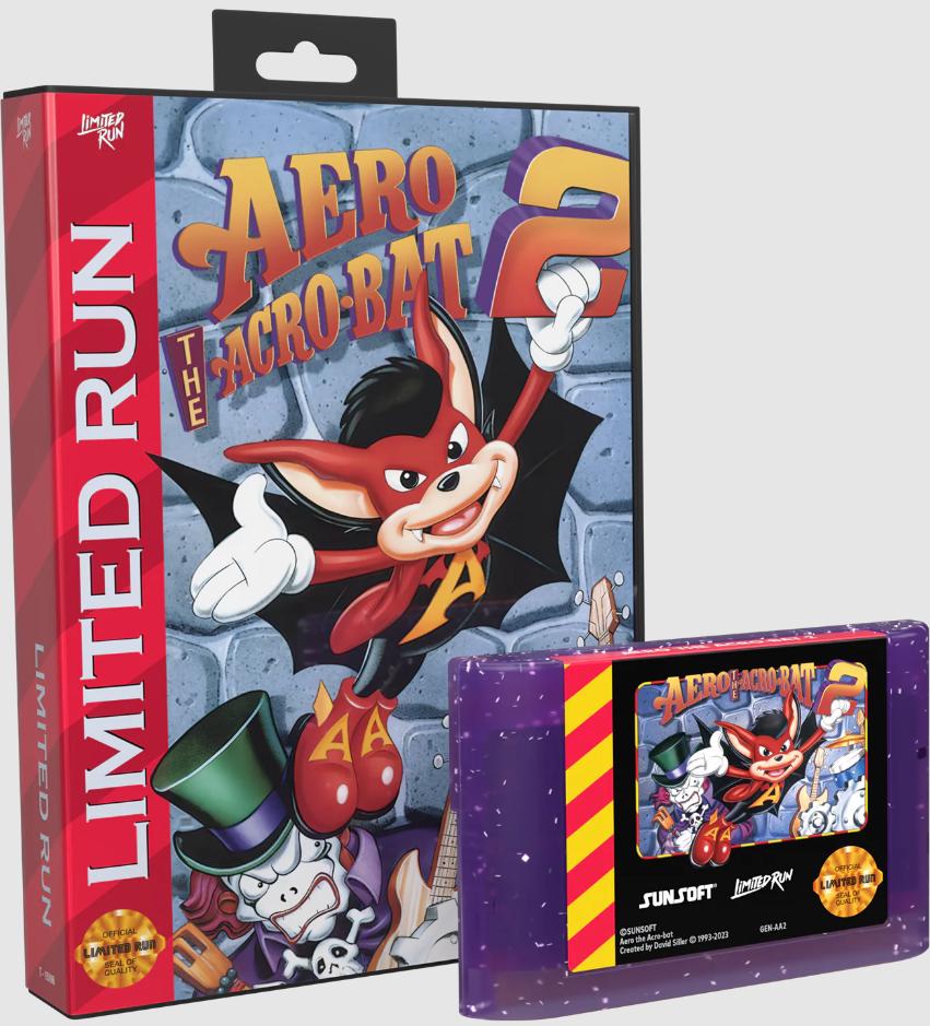 Aero The Acro-Bat 2 [Limited Run] Sega Genesis