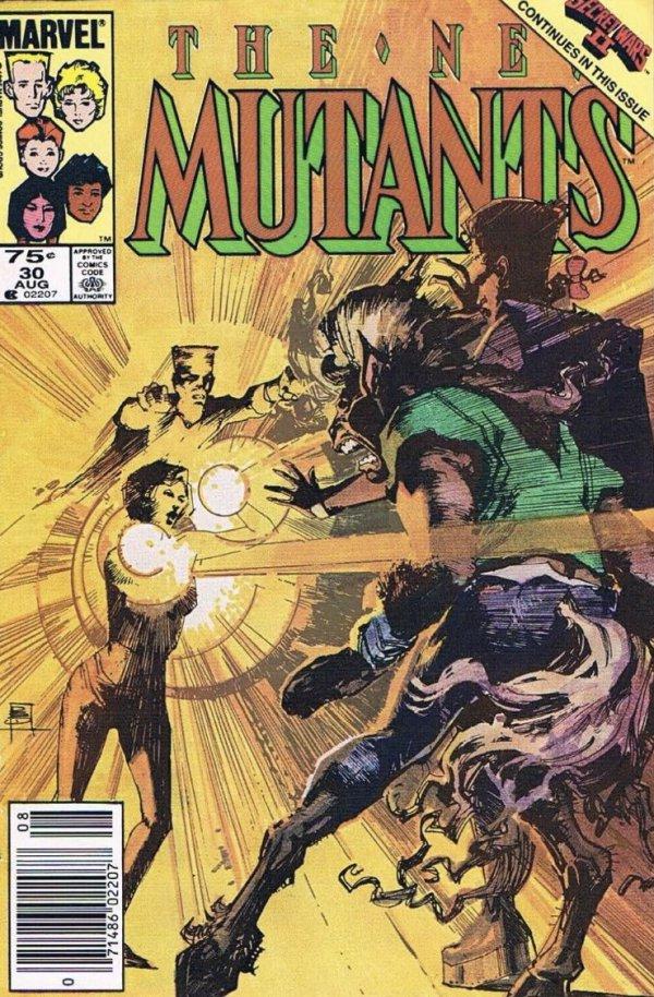 New Mutants [Canadian Price] #30 (1985) Comic Books New Mutants