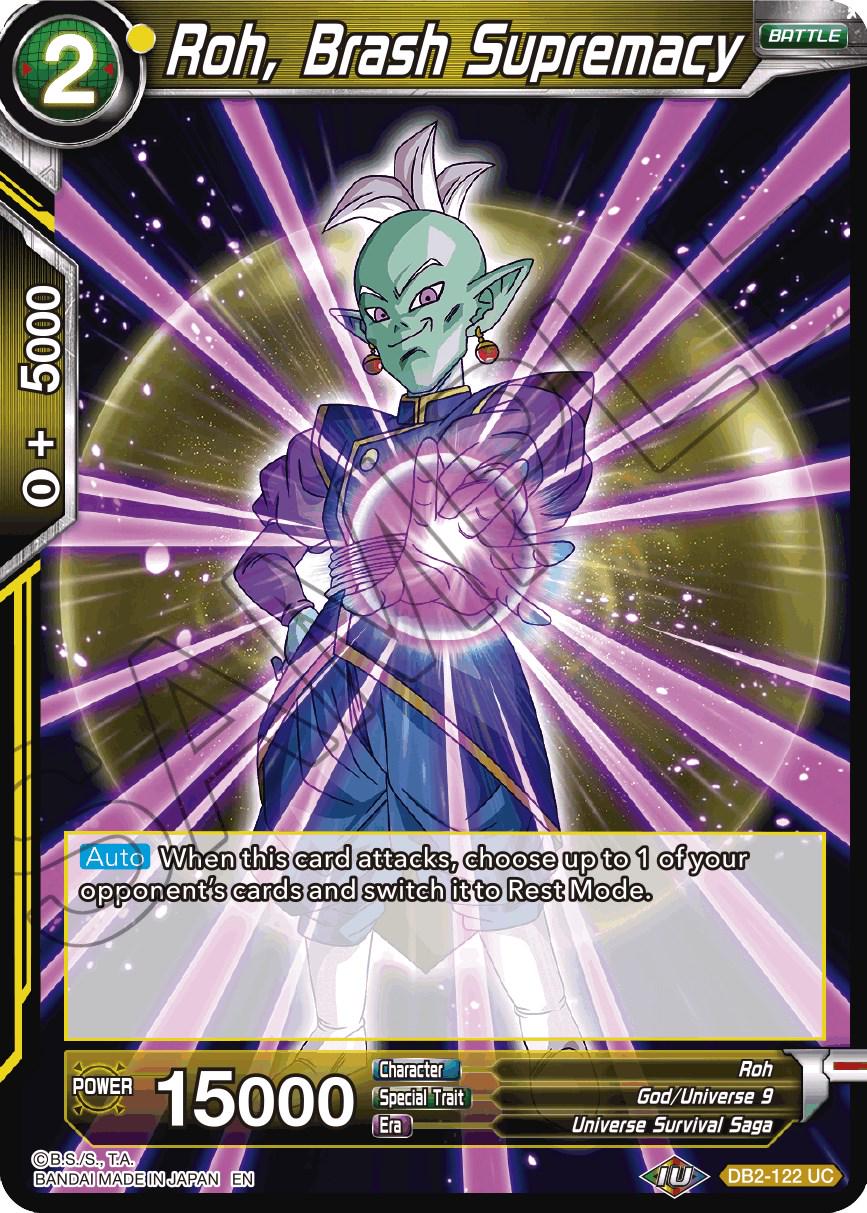 Roh, Brash Supremacy [Reprint] DB2-122 Dragon Ball Super Battle Evolution Booster