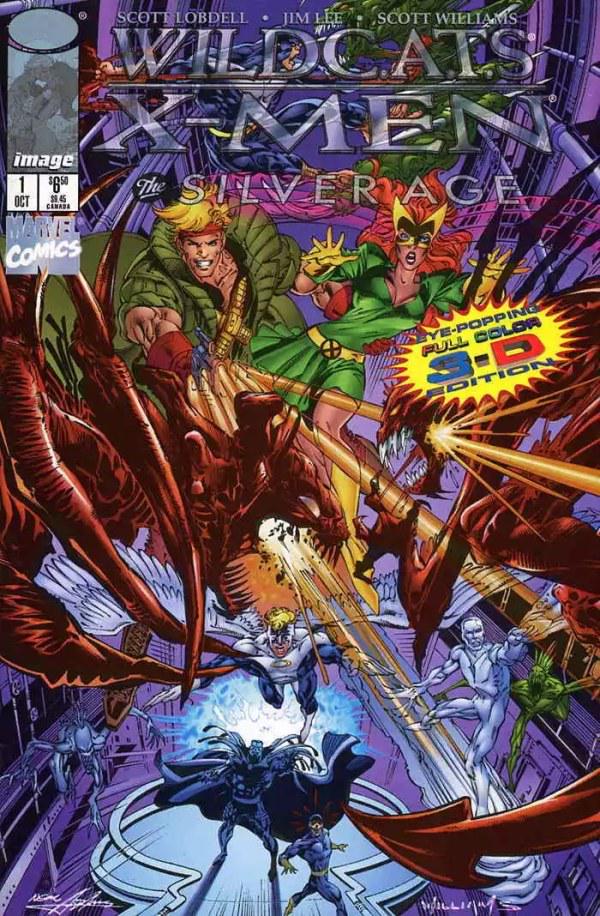 WildC.A.T.s / X-Men: The Silver Age [3D] #1 (1997) Comic Books WildC.A.T.S / X-Men