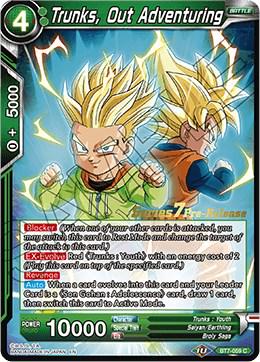 Trunks, Out Adventuring BT7-059 Dragon Ball Super Series 7 Pre-Release Promos