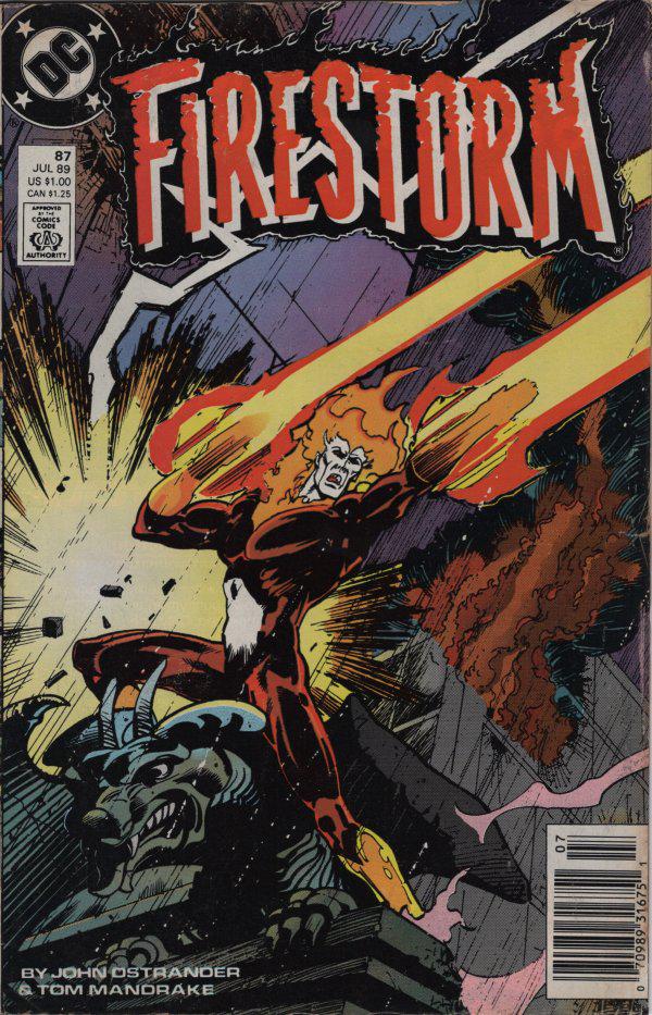 Firestorm [Newsstand] #87 (1989) Comic Books Firestorm