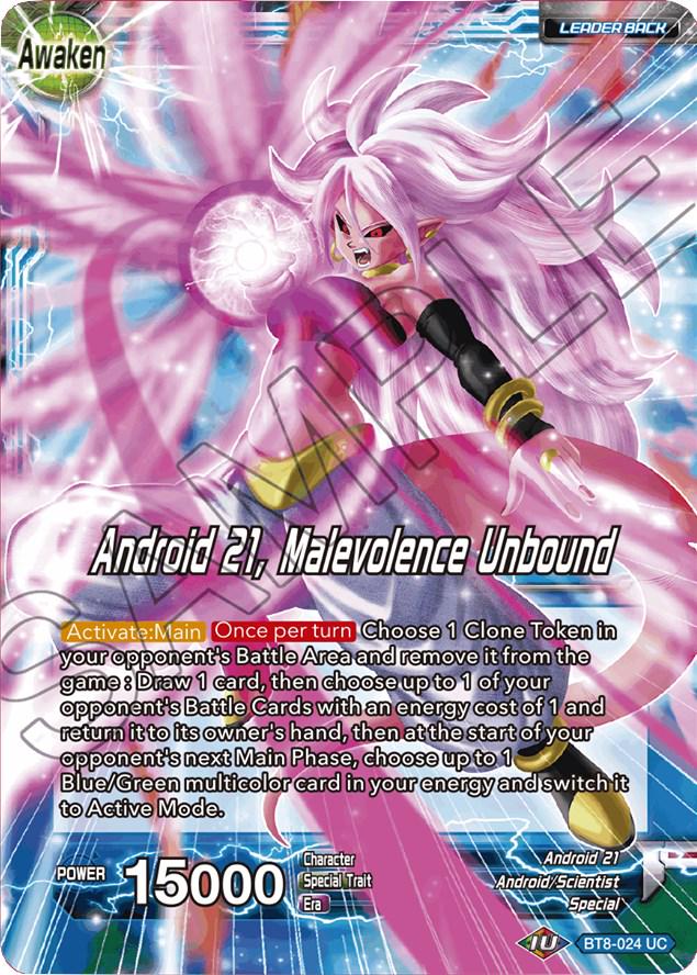 Android 21 // Android 21, Malevolence Unbound BT8-024 Dragon Ball Super Malicious Machinations