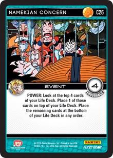 Namekian Concern [Foil] C26 Dragon Ball Z Vengeance