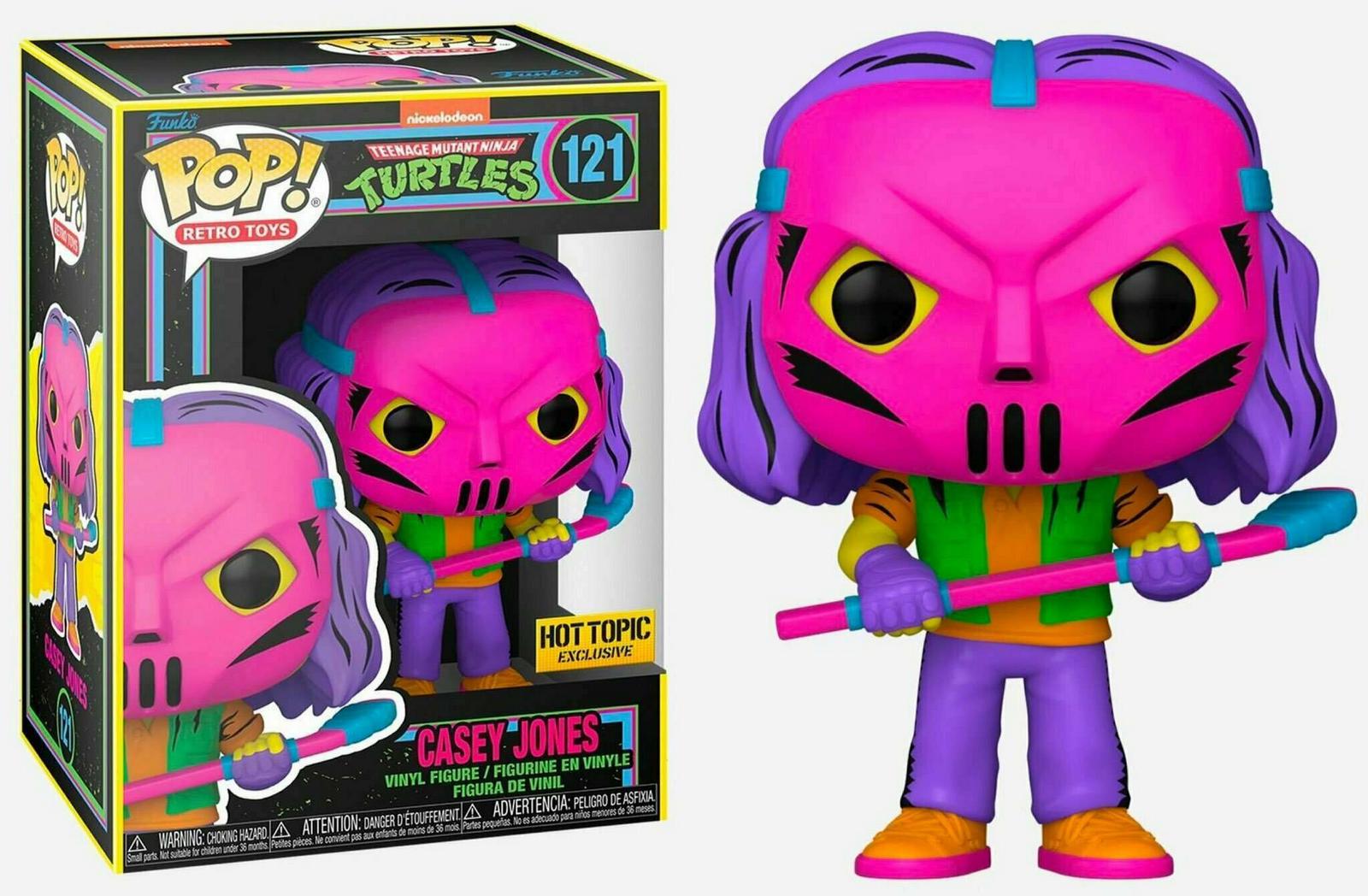 Casey Jones Blacklight #121 Funko POP Retro Toys