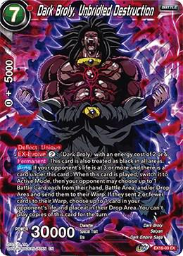 Dark Broly, Unbridled Destruction EX16-03 Dragon Ball Super Expansion Set: Ultimate Deck