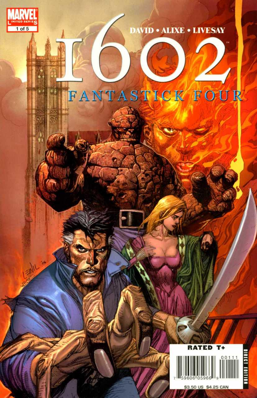 Marvel 1602: Fantastick Four #1 (2006) Comic Books Marvel 1602: Fantastick Four