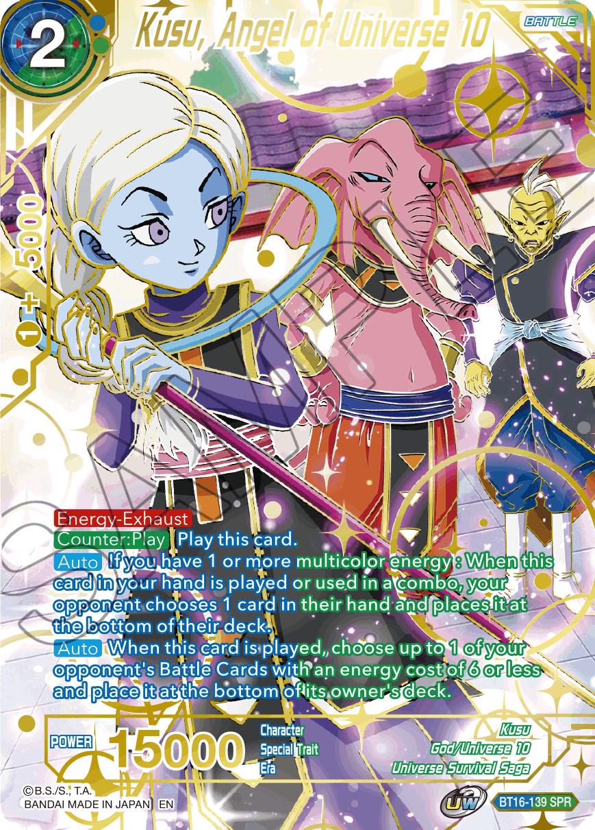 Kusu, Angel of Universe 10 [SPR] BT16-139 Dragon Ball Super Realm of the Gods