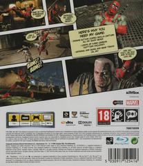 Back Cover | Deadpool PAL Playstation 3