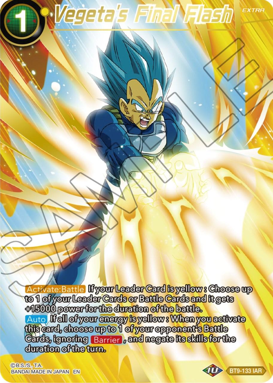 Vegeta's Final Flash [Foil] BT9-133 Dragon Ball Super Theme Selection: History of Vegeta