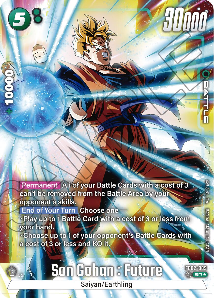 Son Gohan: Future [Alternate Art] FB02-089 Dragon Ball Fusion World Blazing Aura