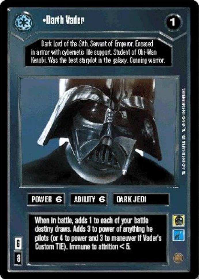 Darth Vader [Foil] Star Wars CCG Reflections