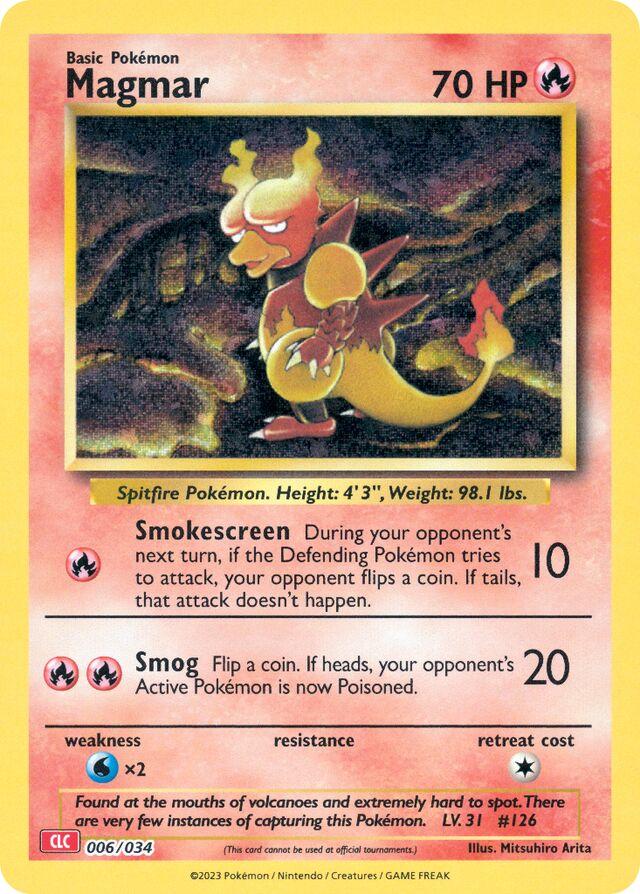 Magmar #6 Pokemon TCG Classic: Charizard Deck