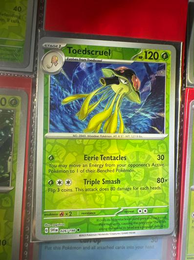 Toedscruel [Reverse Holo] #26 photo