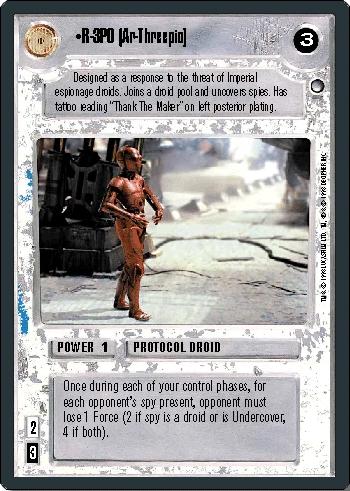 R-3PO [Limited] Star Wars CCG Hoth