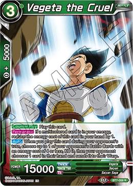 Vegeta the Cruel BT7-058 Dragon Ball Super Assault of the Saiyans