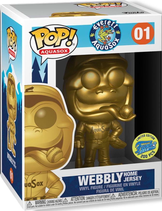 Webbly [Home Jersey Gold] #1 Funko POP Aquasox