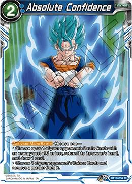 Absolute Confidence BT10-059 Dragon Ball Super Rise of the Unison Warrior